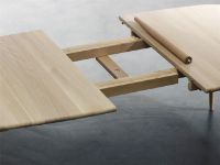 Billede af Haslev Tillægsplade til Symphony 78 Ovalt Spisebord 105 x 48 cm - Massiv Sæbebehandlet Eg