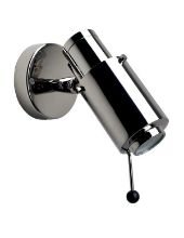 Billede af DCW Editions Biny Spot LED Væg- og loftlampe m. Arm Ø: 6,5 cm - Nikkel/Nikkel