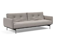 Billede af Innovation Living Black Label ILB 201 Sovesofa m. Armlæn L: 226 cm - Corocco Warm Grey/Sort