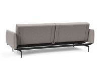 Billede af Innovation Living Black Label ILB 201 Sovesofa m. Armlæn L: 226 cm - Corocco Warm Grey/Sort