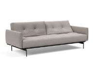 Billede af Innovation Living Black Label ILB 201 Sovesofa m. Armlæn L: 226 cm - Corocco Warm Grey/Sort