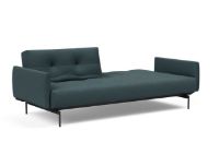 Billede af Innovation Living Black Label ILB 201 Sovesofa m. Armlæn L: 226 cm - Mahoga Dark Blue/Sort