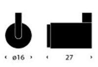 Billede af FROST NOVA2 Krog 6 Sæt m. 2 stk Ø: 1,6cm - Mat Hvid