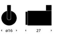 Billede af FROST NOVA2 Krog 6 Sæt m. 2 stk Ø: 1,6cm - Poleret Kobber