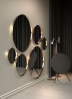 Billede af FROST UNU Spejl 4130 Ø: 60 cm - Guld