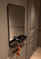 Billede af FROST TB600 Spejl 80x60 cm - Sort