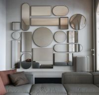 Billede af FROST UNU Spejl 4139 40x140 cm - Hvid