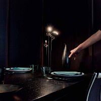 Billede af DCW Editions Mantis Boucle ToGo Bordlampe LED H: 47cm - Børstet Messing