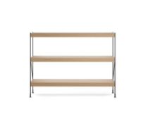 Billede af Audo Copenhagen Zet Storage System H: 114 cm - Black/Natural Oak  
