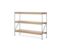 Billede af Audo Copenhagen Zet Storage System H: 114 cm - Black/Natural Oak  