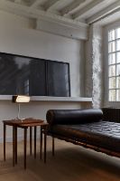 Billede af DCW Editions Mantis Biny Bordlampe m. Afbryder H: 32,5 cm - Hvid/Sort/Hvid