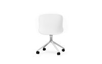 Billede af Normann Copenhagen Hyg Drejestol SH: 46 cm - Hvid/Aluminium