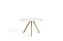 Billede af HAY CPH 20 Round Table Ø: 120 cm - Lacquered Solid Oak/White Laminate