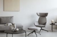 Billede af Eva Solo Laze Lænestol SH: 41 cm - Blend 0074 Grey/Pulverlakeret Aluminium
