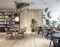 Billede af HAY CPH 20 Round Table Ø: 90 cm - Black Lacquered Solid Oak/Black Linoleum 