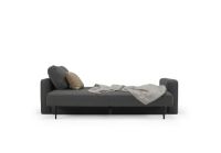 Billede af Innovation Living Black Label ILB 401 Sovesofa m. Armlæn 150-200 cm - Mahoga Seal Grey/Mat Sort 