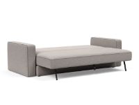 Billede af Innovation Living Black Label ILB 401 Sovesofa m. Armlæn 150-200 cm - Corocco Warm Grey/Mat Sort 