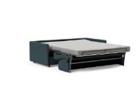 Billede af Innovation Living Black Label ILB 501 Sovesofa 160-200 cm - Mahoga Dark Blue/Sort Træ