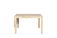 Billede af Haslev Klassik 5D Klapbord 85x85 cm - Hvidolieret Eg