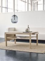 Billede af Haslev Klassik 4D Klapbord 75x110 cm - Hvidolieret Eg