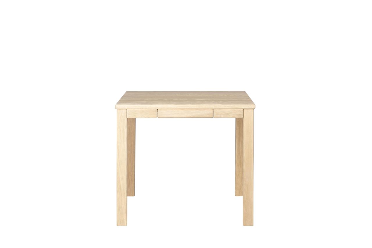 Billede af Haslev Klassik 2A Lampebord 60x60 cm - Hvidolieret Eg