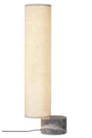 Billede af GUBI Unbound Gulvlampe H: 80 cm Medium - Natural Canvas/Grey Marble 