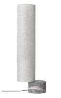 Billede af GUBI Unbound Gulvlampe H: 80 cm Medium - Natural Canvas/Grey Marble 
