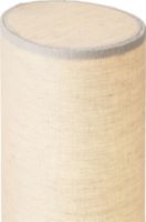 Billede af GUBI Unbound Gulvlampe H: 80 cm Medium - Natural Canvas/Grey Marble 