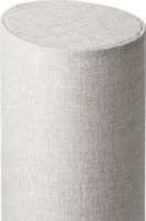 Billede af GUBI Unbound Gulvlampe H: 80 cm Medium - Natural Canvas/Grey Marble 