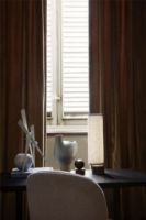 Billede af GUBI Unbound Bordlampe H: 45 cm - Natural Canvas/Grey Marble