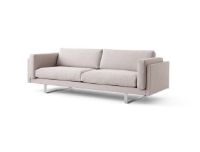 Billede af Erik Jørgensen EJ280 2 Pers. Sofa 100 L: 240 cm - Clay 012/Børstet Krom
