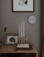 Billede af STOFF Nagel Taper Candles by Ester & Erik 6 pcs H: 29 cm - White