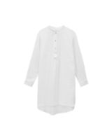 Billede af By Nord Skjortekjole Alfrid S/M - Snow  OUTLET