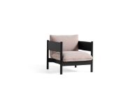 Billede af HAY Arbour Club Armchair SH: 40 cm - Atlas 621 / Black Water-Based Lacquered Solid Beech