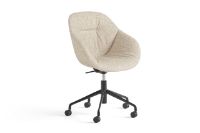 Billede af HAY AAC155 About A Chair Soft SH: 44 cm - Black Powder Coated Aluminium / Bolgheri LGG60