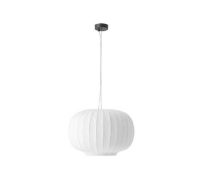 Billede af Vipp 586 Paper Pendant Ø: 45 cm - White/Dark Oak UDSTILLINGSMODEL