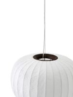 Billede af Vipp 586 Paper Pendant Ø: 45 cm - White/Dark Oak UDSTILLINGSMODEL