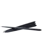 Billede af STOFF Nagel Taper Candles by Ester & Erik 6 pcs H: 29 cm - Black