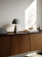 Billede af Design For The People Align Bordlampe Ø: 22 cm - Grå  OUTLET