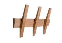 Billede af Hoigaard Tangent-3 Knagerække B:38 cm - Eg Olieret