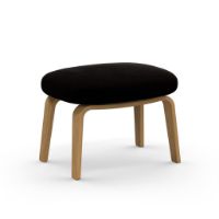 Billede af Normann Copenhagen Era Footstool Oak H: 39 cm - City Velvet Vol 2 / 095
