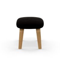 Billede af Normann Copenhagen Era Footstool Oak H: 39 cm - City Velvet Vol 2 / 095