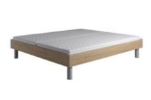 Billede af Kaagaard 380 Sengeramme 180x200 cm - Oliebehandlet Eg/Metalben