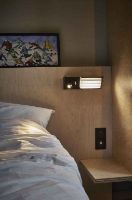 Billede af DCW Editions Biny Bedside Væglampe Højre side m. Afbryder B: 27 cm - Sort/Sort