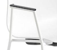 Billede af HAY AAC 18 About A Chair SH: 46 cm - White Powder Coated Steel/White