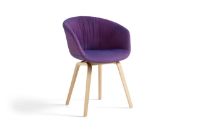 Billede af HAY AAC 23 Soft About A Chair SH: 46 cm - Lacquered Oak Veneer/Remix 686