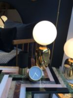 Billede af Parachilna Aballs M GR Bordlampe Ø: 24 cm - Golden