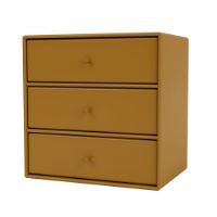 Billede af Montana Mini 1007 Modul med 3 Skuffer 35x35 cm - 142 Amber