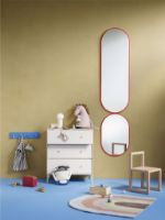 Billede af Montana Figure Ovalt Spejl 46,8x138 cm - 04 Anthracite