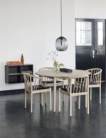 Billede af Haslev 893 Spisebord Ø: 120 cm - Hvidolieret Eg
